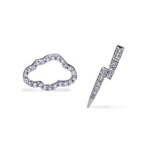 Zeus & Cloud Mismatched Stud Earrings