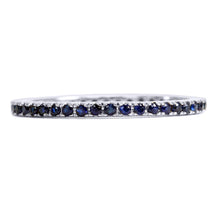 White Diamond Eternity Thread Ring