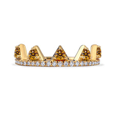 Yellow Sapphire Jaws Ring